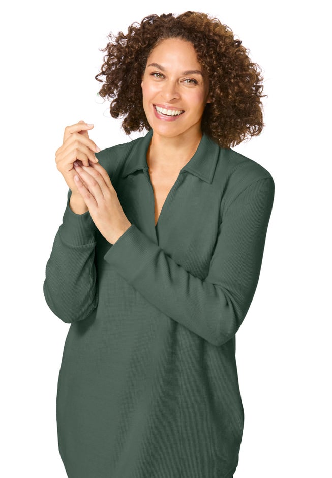 Relaxed Waffle-Thermal Tunic image number 4