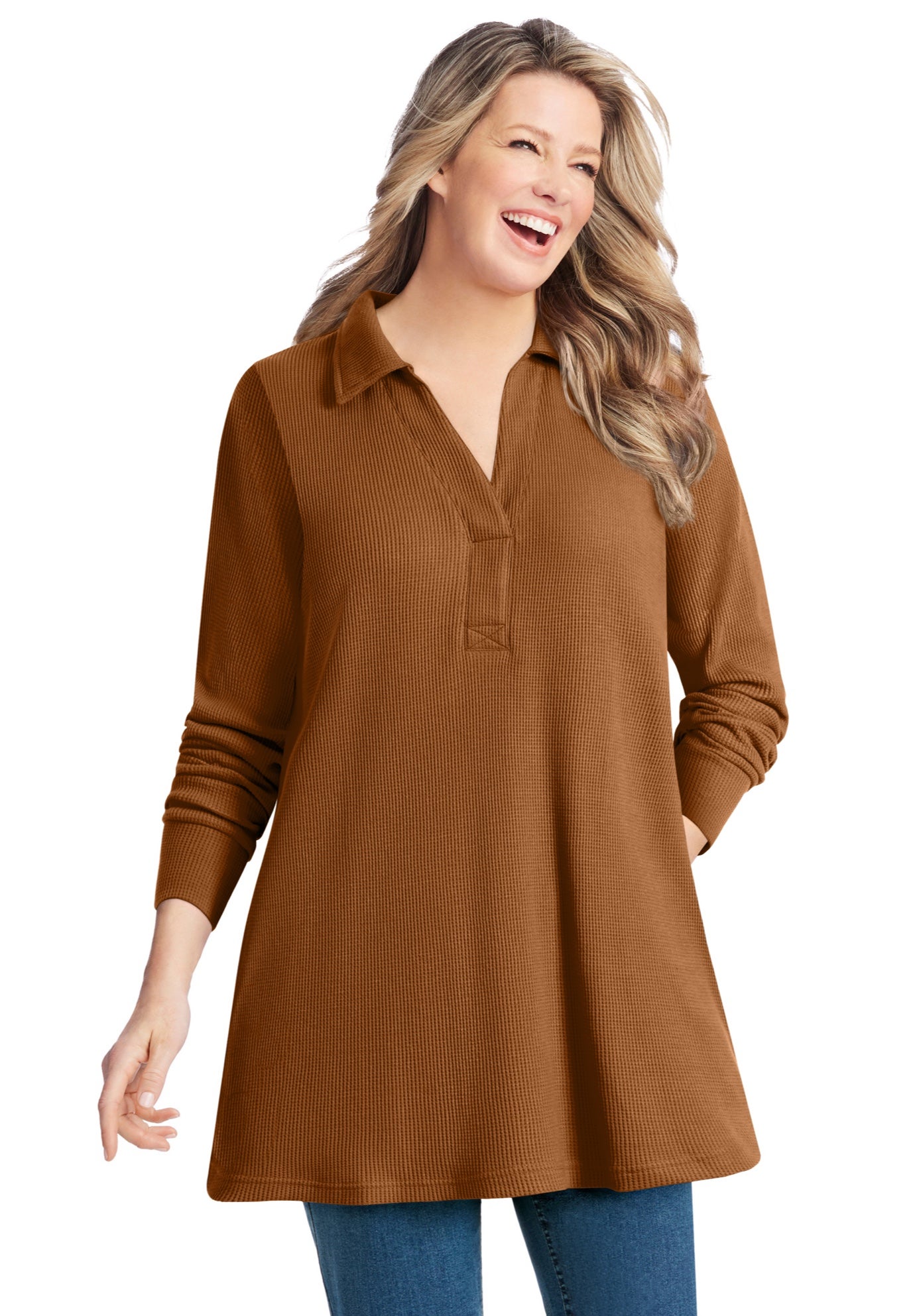 Relaxed Waffle-Thermal Tunic image number 0