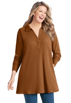 Relaxed Waffle-Thermal Tunic
