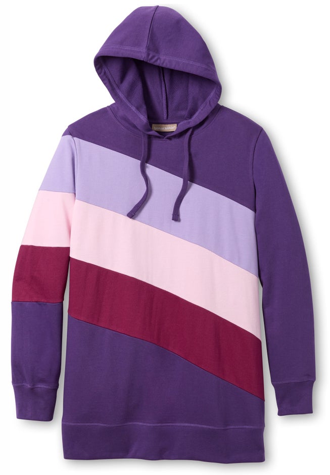 Color Block Hoodie Sweatshirt image number 1