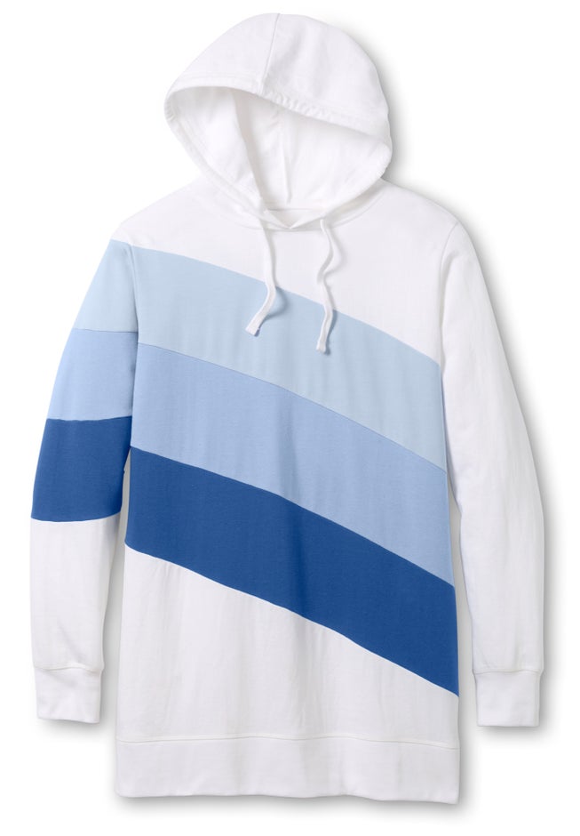 Color Block Hoodie Sweatshirt image number 4