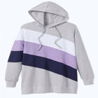 Color Block Hoodie Sweatshirt image number null