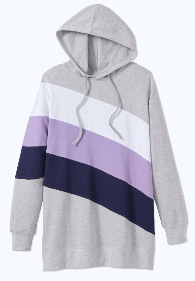 Color Block Hoodie Sweatshirt image number 1