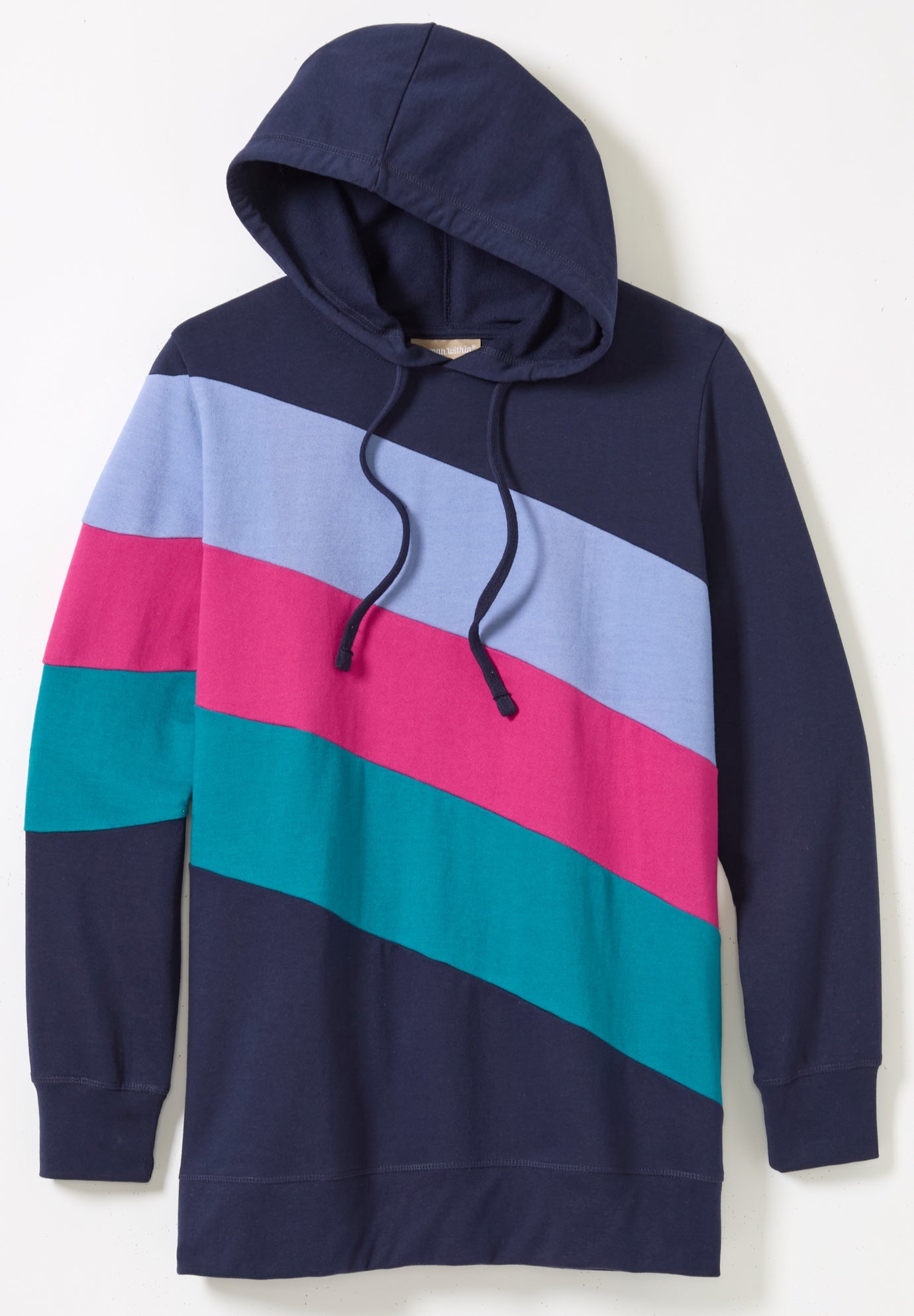 Color Block Hoodie Sweatshirt image number 1