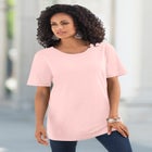 Plus Size Cotton Ultimate Crewneck Tee image number null