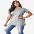 Plus Size Cotton Ultimate Crewneck Tee image number null