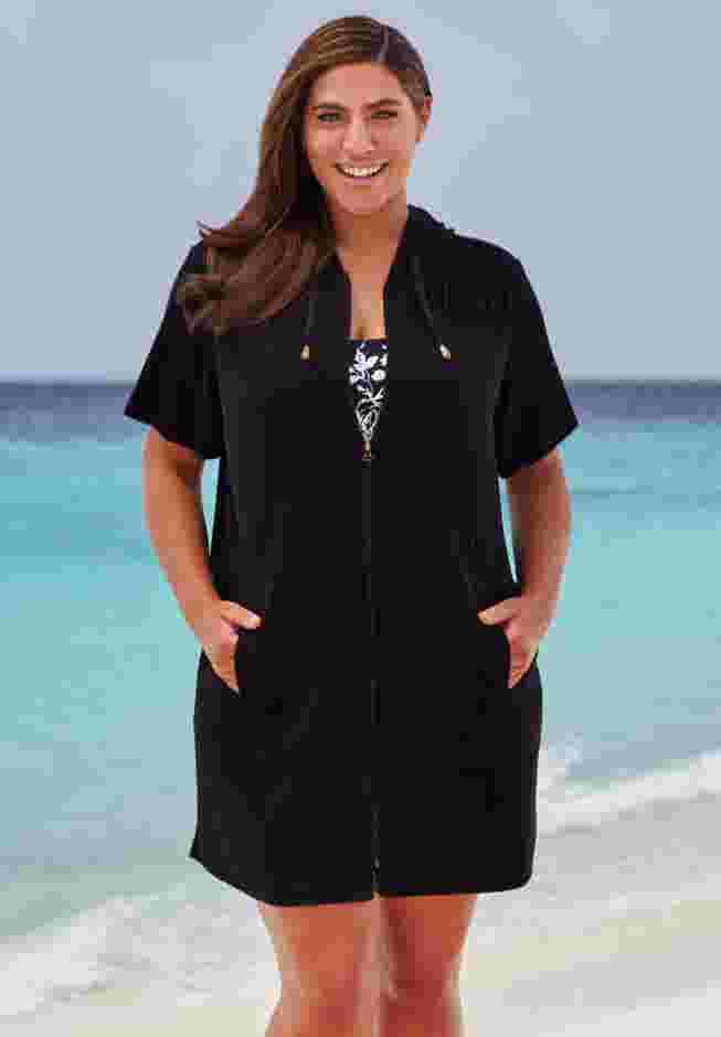 Alana Terry Cover Up Hoodie image number 0