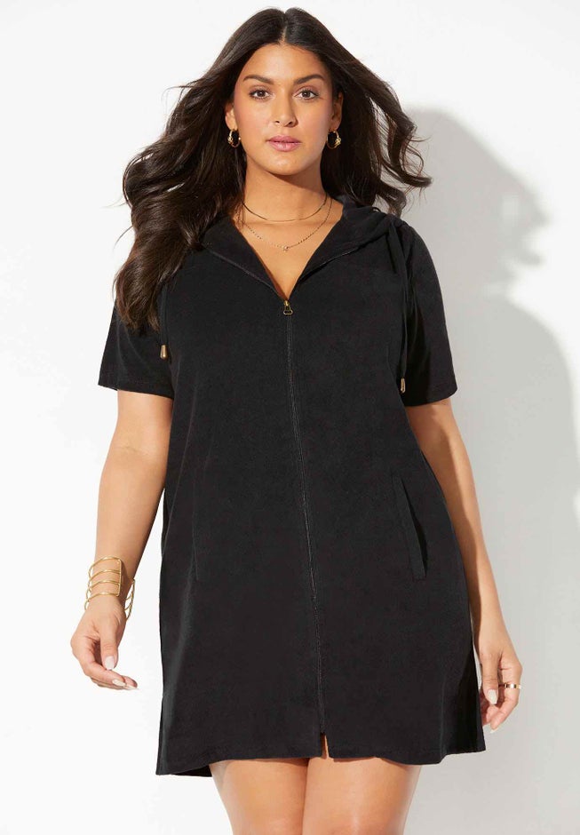 Alana Terry Cover Up Hoodie image number 3