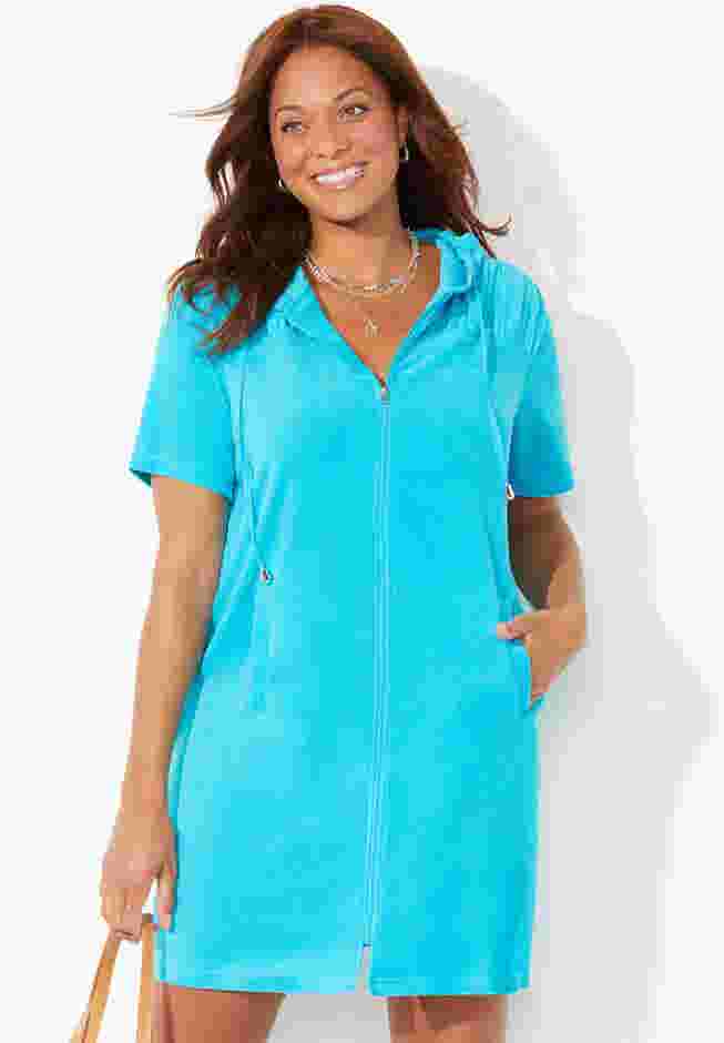 Alana Terry Cover Up Hoodie image number 0