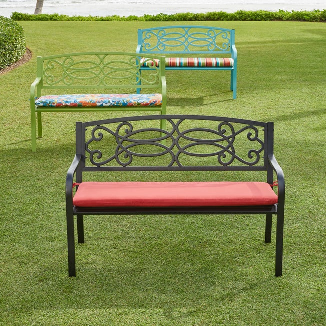 Steel Garden Bench image number null