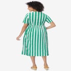 Short-Sleeve Seersucker Dress image number null