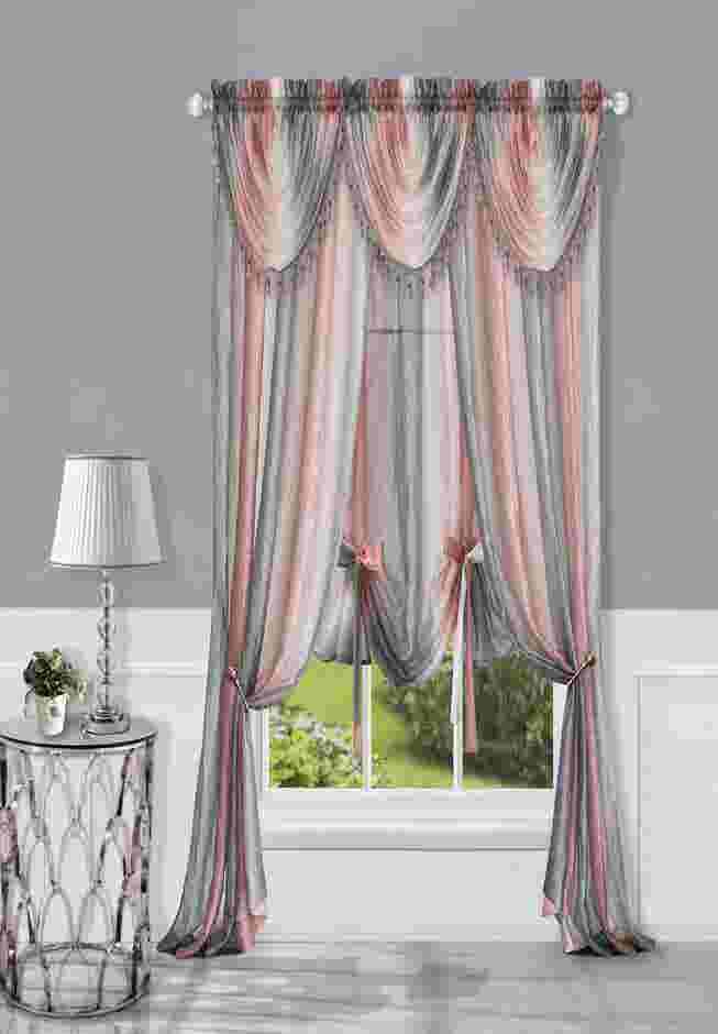 Ilana Curtain Rod and Finial Set image number 0