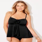 Rosette Bandeau Tankini Top image number null