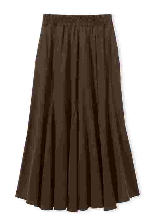 Wide Elastic Waist Skirt image number 3