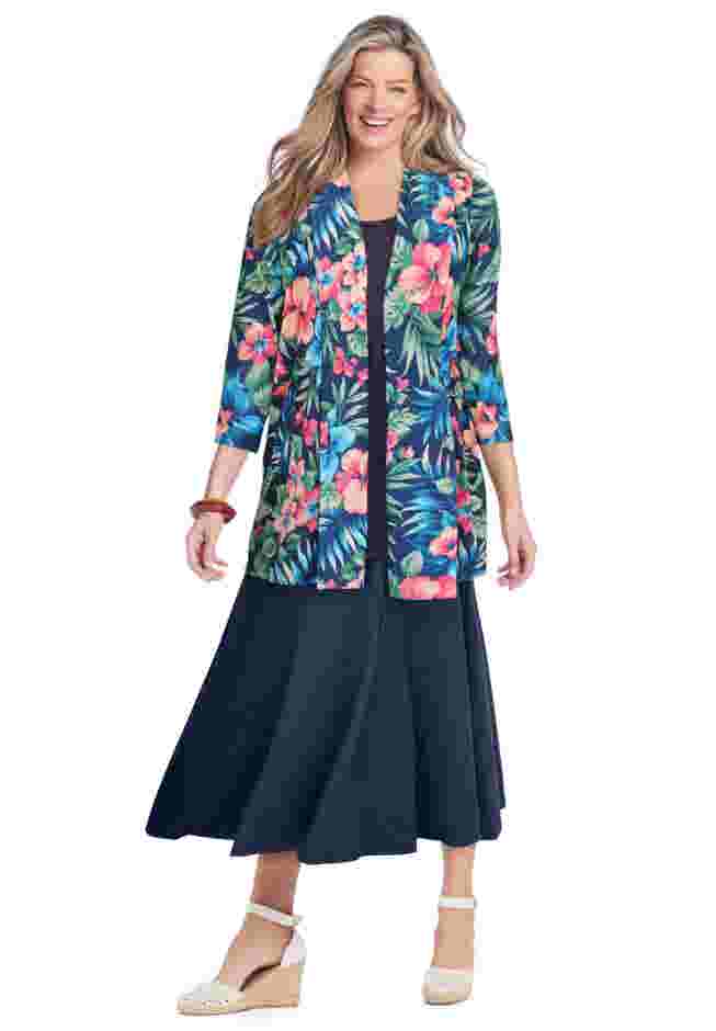 Wide Elastic Waist Skirt image number 4