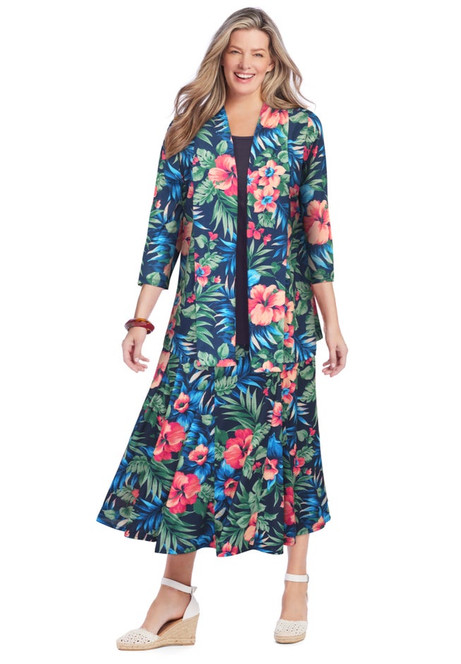 Wide Elastic Waist Skirt image number 5