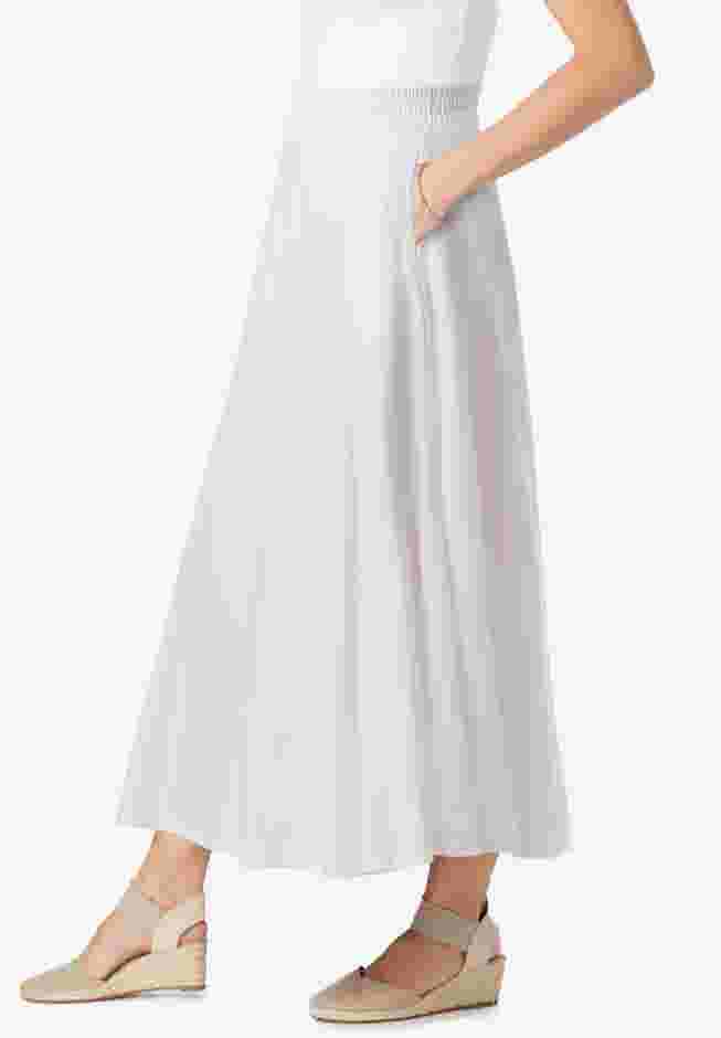 Wide Elastic Waist Skirt image number 2