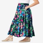 Wide Elastic Waist Skirt image number null