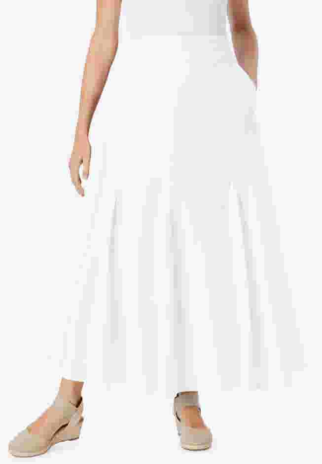 Wide Elastic Waist Skirt image number 0
