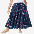 Wide Elastic Waist Skirt image number null