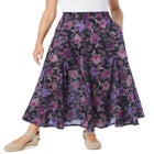Wide Elastic Waist Skirt image number null