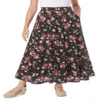 Wide Elastic Waist Skirt image number null