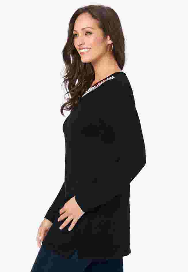 Holiday Motif Pullover image number 2