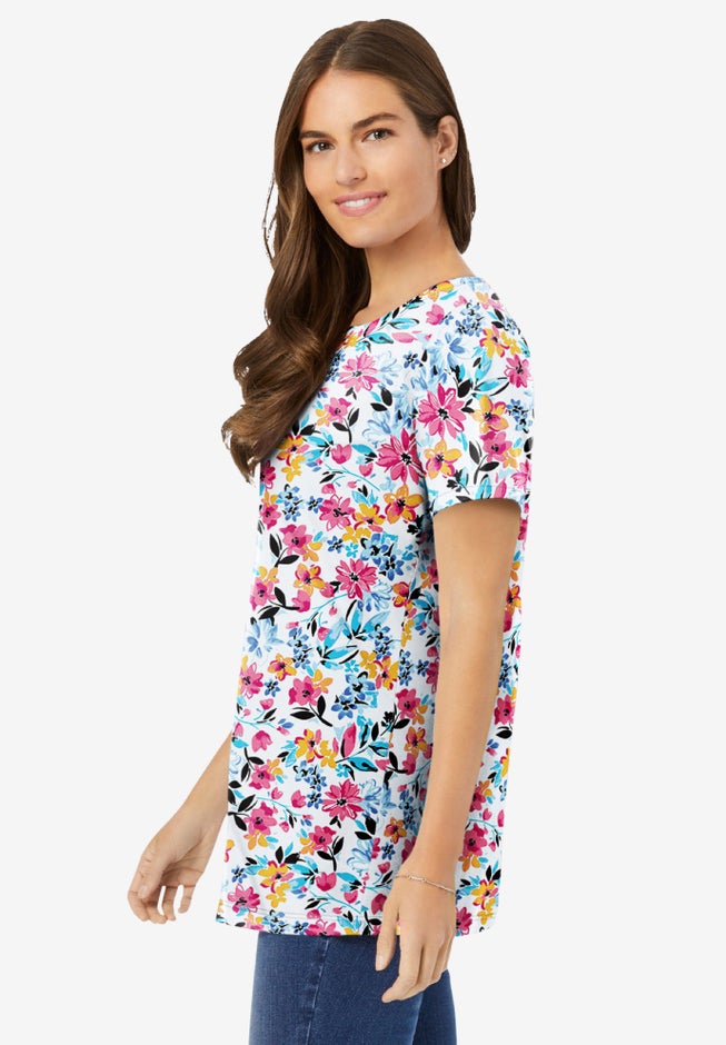 Perfect Printed Crewneck Tunic image number 2