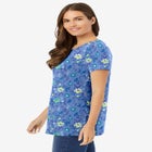 Perfect Printed Crewneck Tunic image number null