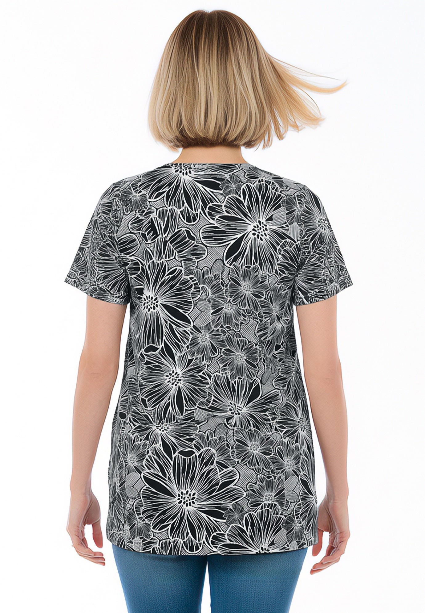 Perfect Printed Crewneck Tunic image number 1