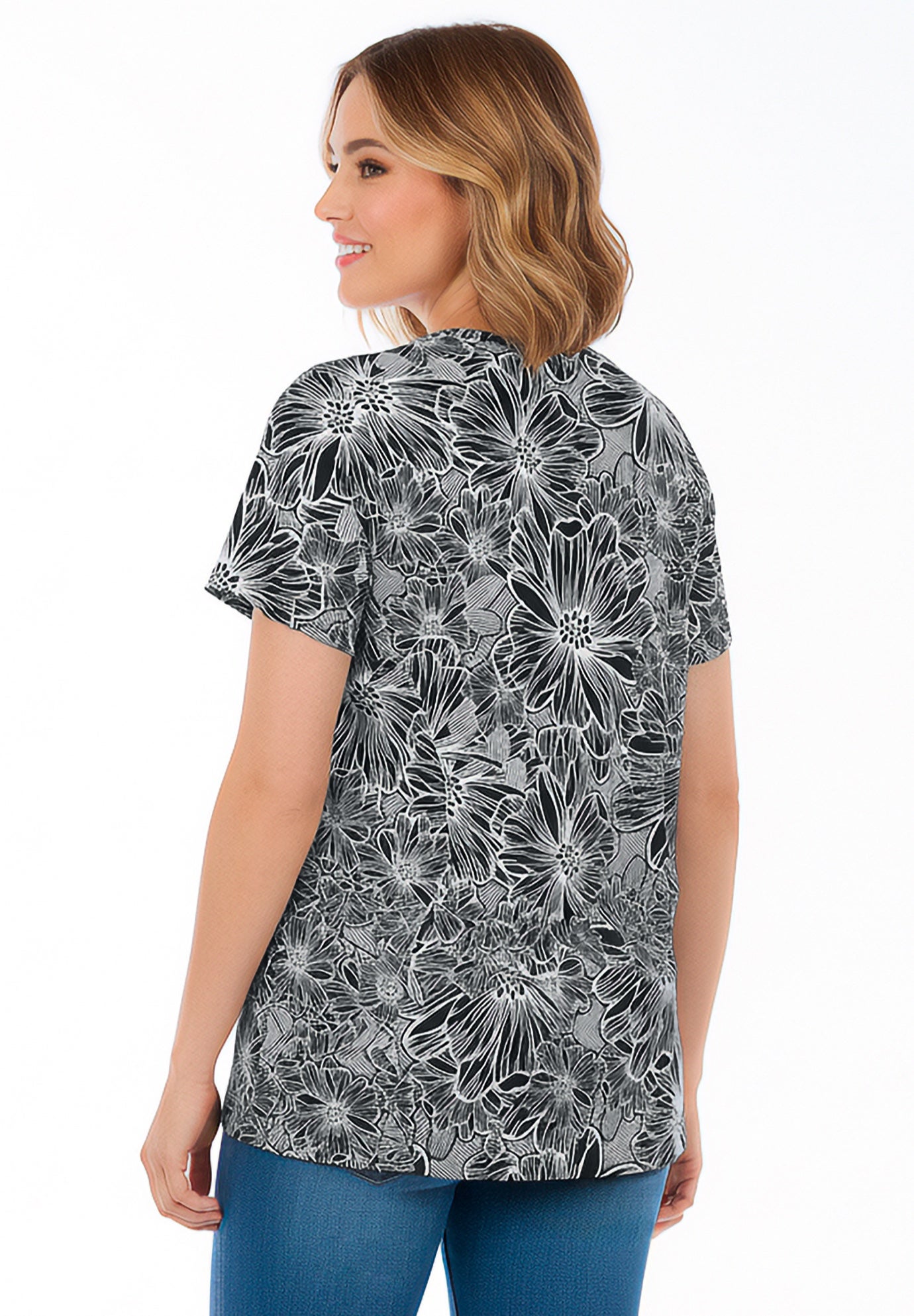 Perfect Printed Crewneck Tunic image number 2