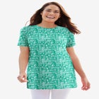 Perfect Printed Crewneck Tunic image number null