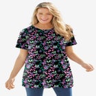 Perfect Printed Crewneck Tunic image number null