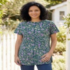 Perfect Printed Crewneck Tunic image number null