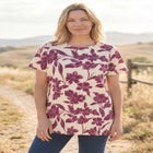 Perfect Printed Crewneck Tunic image number null