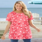 Perfect Printed Crewneck Tunic image number null