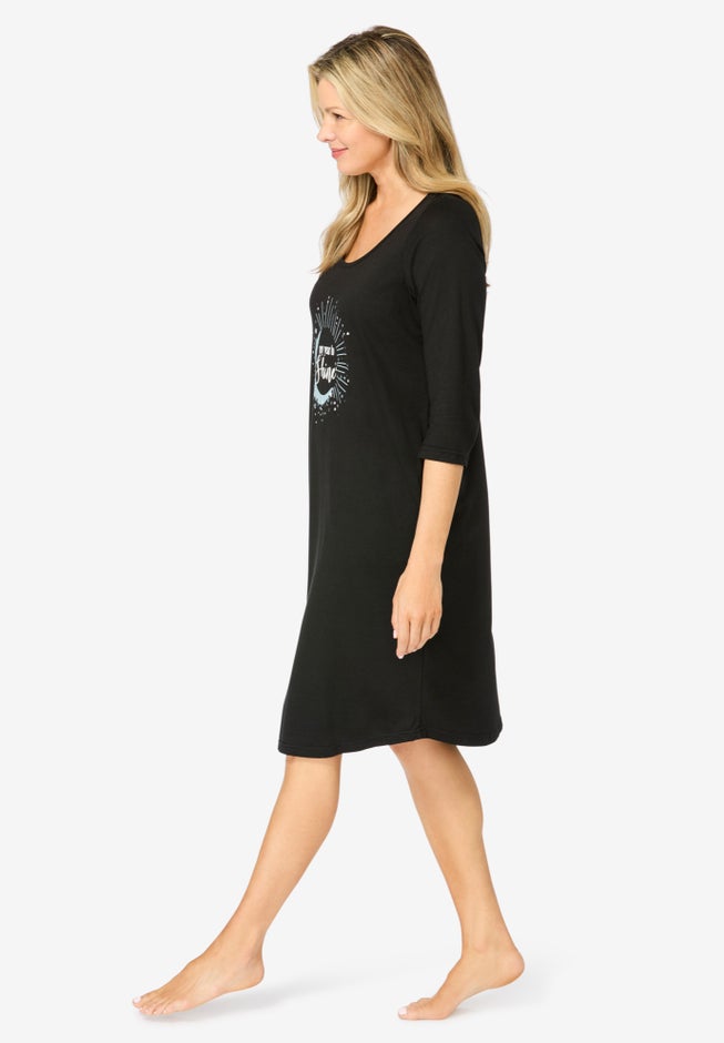 Avenue Body Three-Quarter Sleeve Sleepshirt image number 2