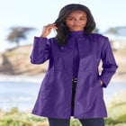 Three-Quarter Leather Jacket image number null