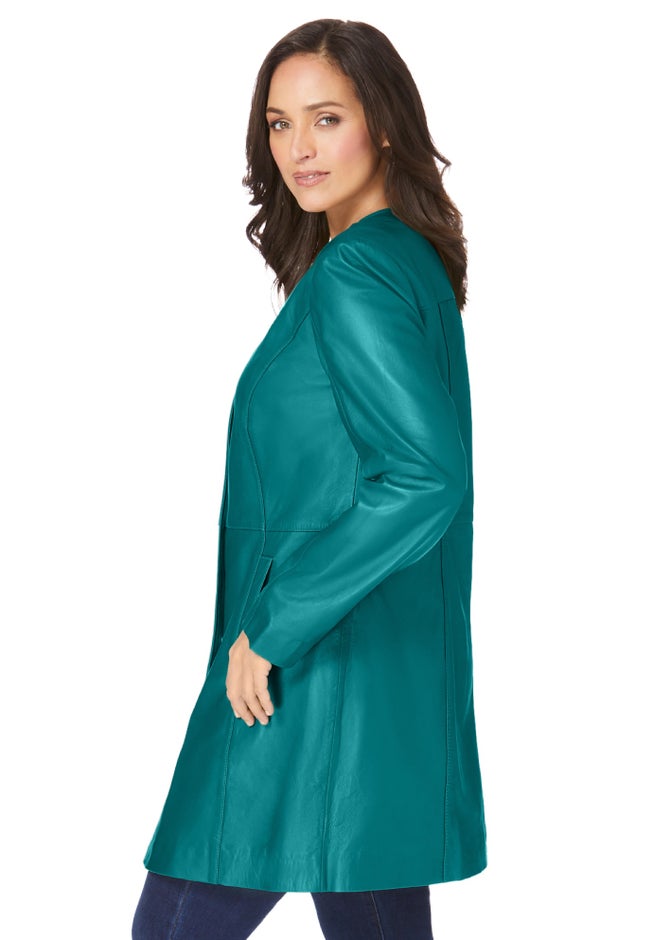 Three-Quarter Leather Jacket image number 2