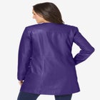 Three-Quarter Leather Jacket image number null