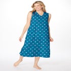 Long Sleeveless Sleepshirt image number null