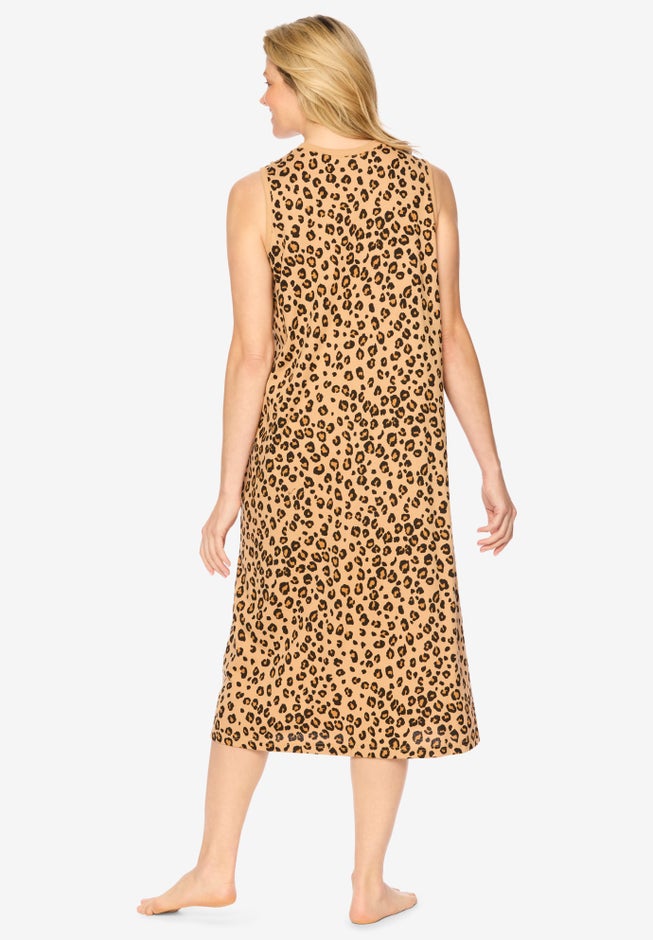 Long Sleeveless Sleepshirt image number 1
