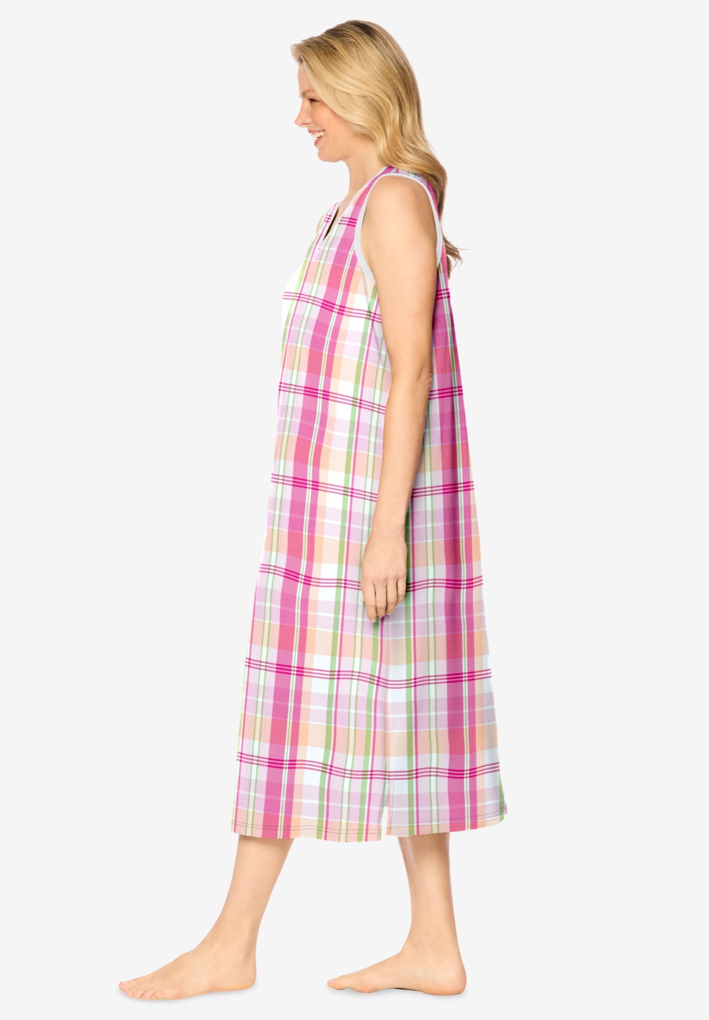 Long Sleeveless Sleepshirt image number 2