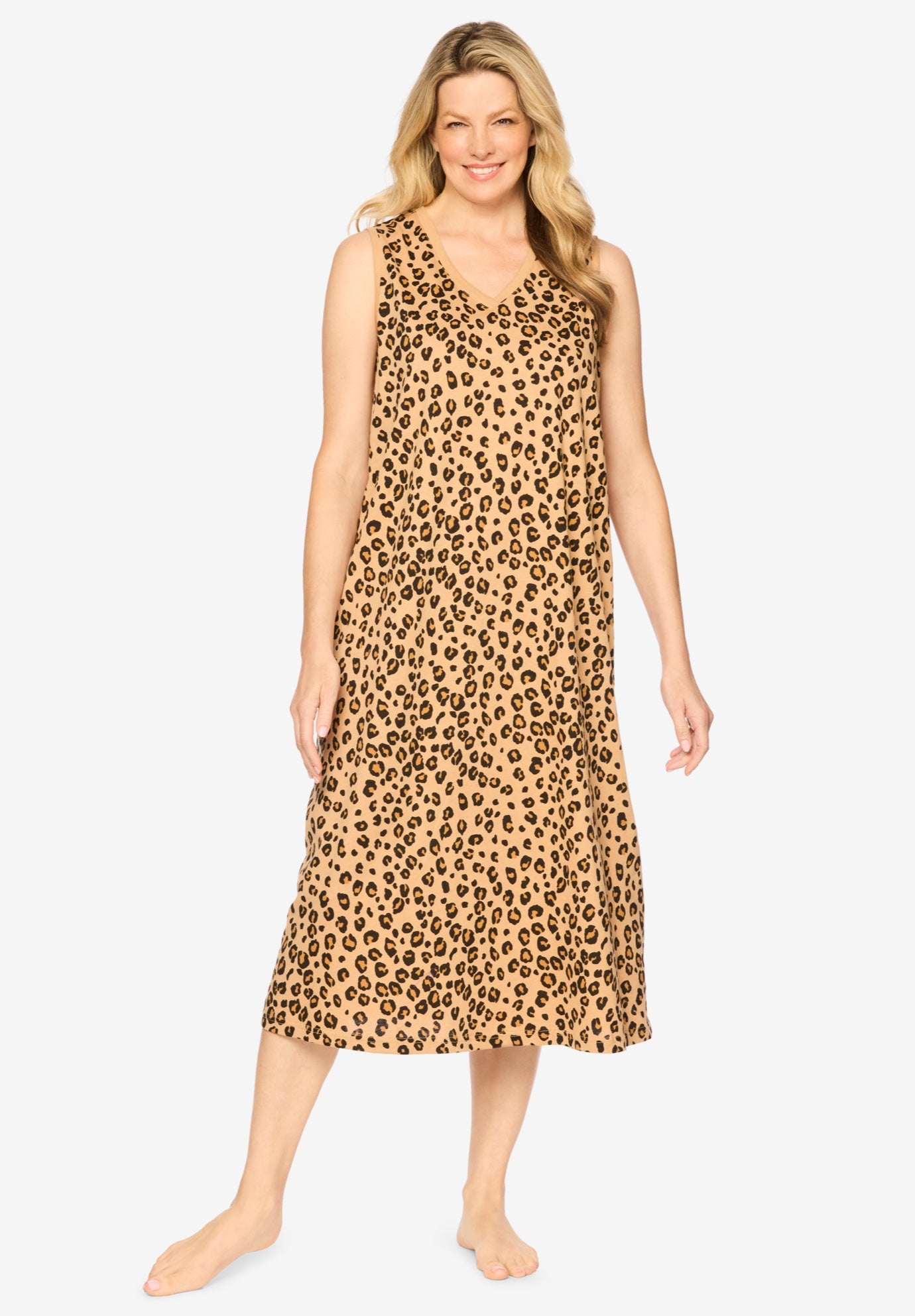 Long Sleeveless Sleepshirt image number 0