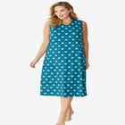 Long Sleeveless Sleepshirt image number null