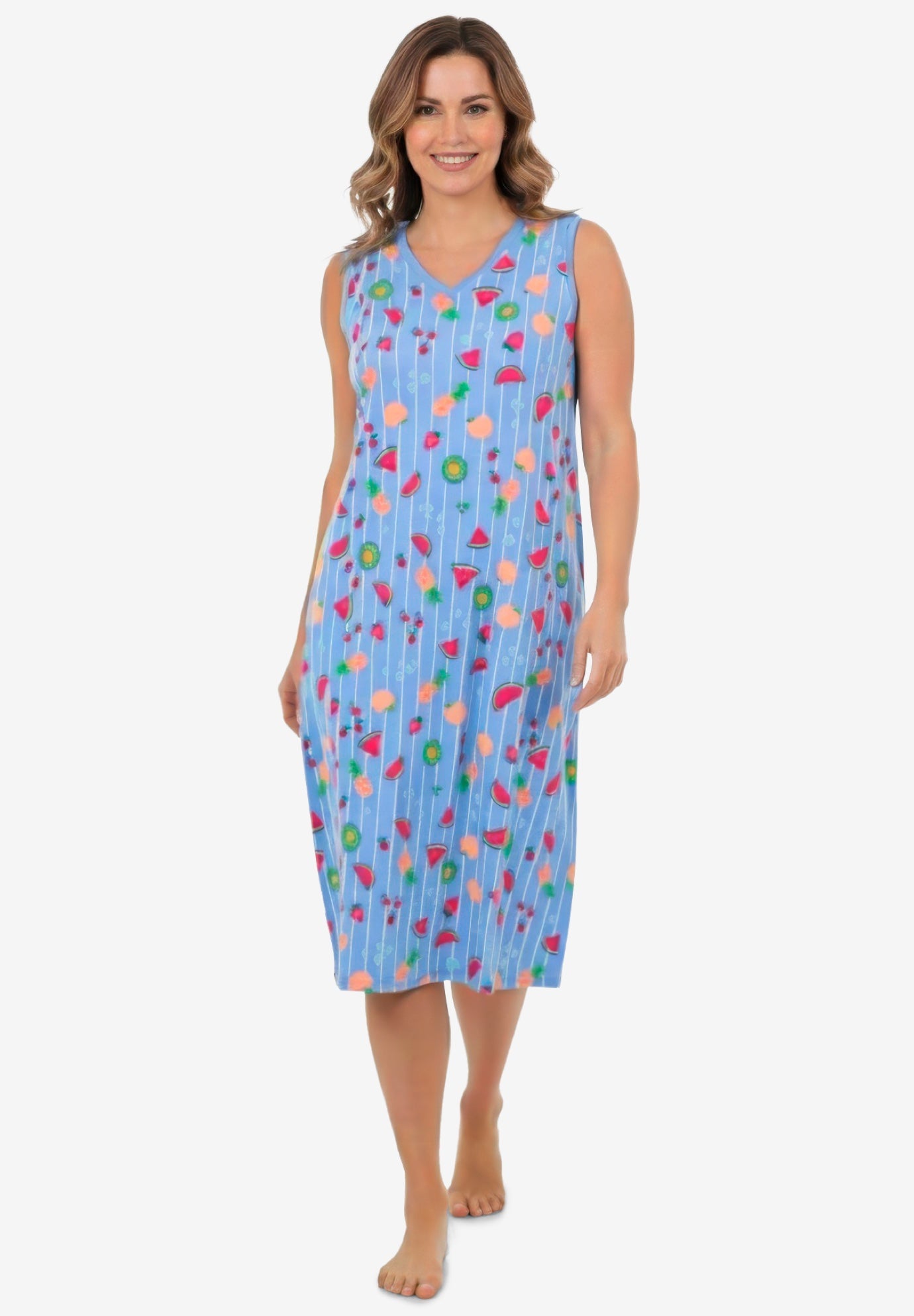 Long Sleeveless Sleepshirt image number 0