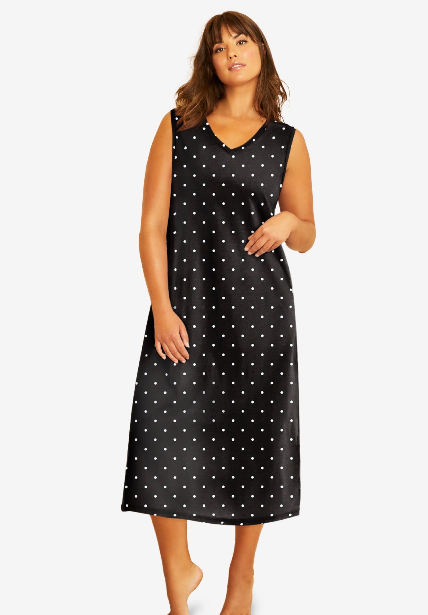 Long Sleeveless Sleepshirt image number 0