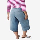 Lightweight Wide-Leg Crop Jeans image number null