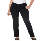 Secret Solutions&trade; Tummy Smoothing Straight-Leg Stretch Denim Jeans image number null