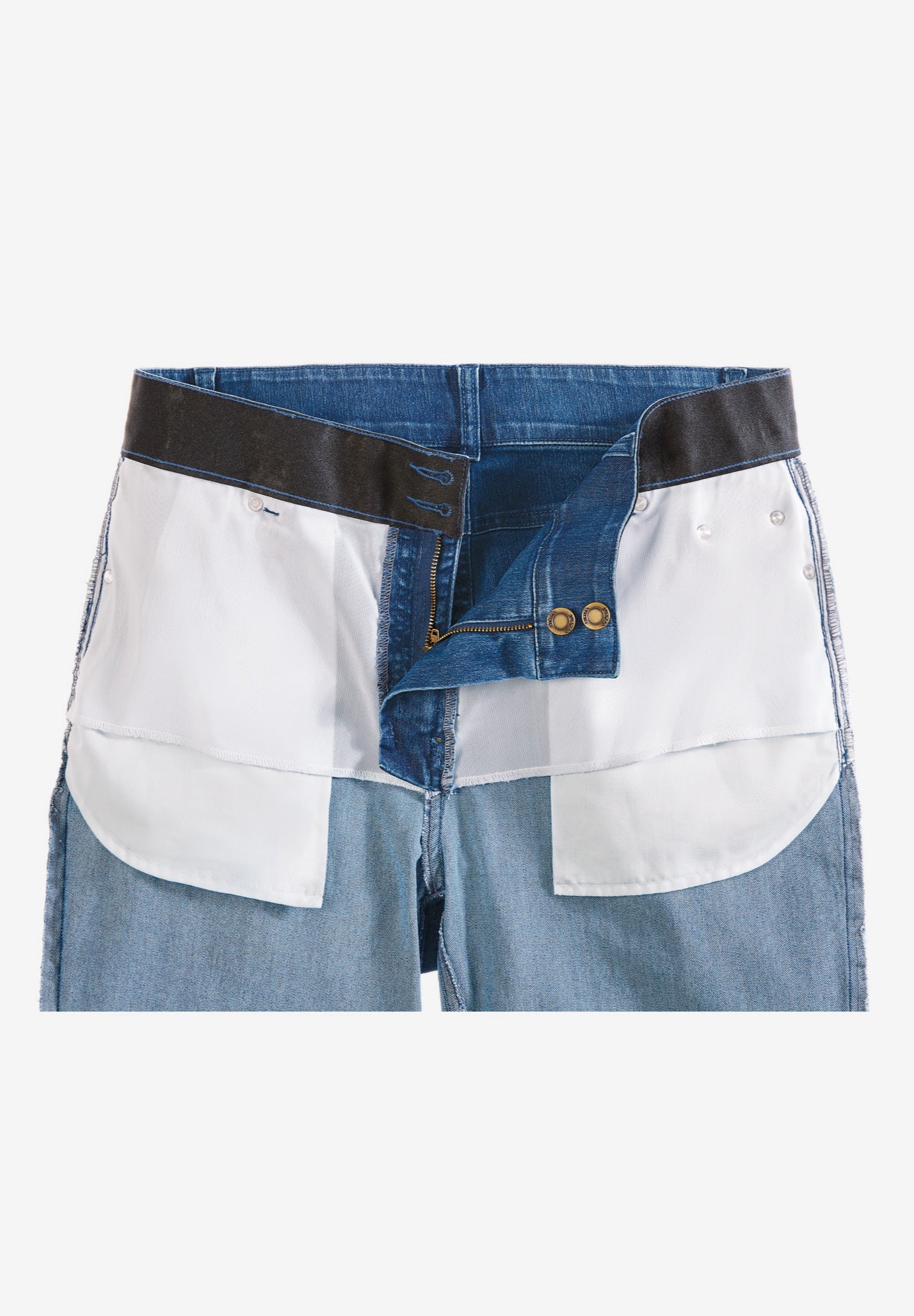 Secret Solutions&trade; Tummy Smoothing Straight-Leg Stretch Denim Jeans image number 4